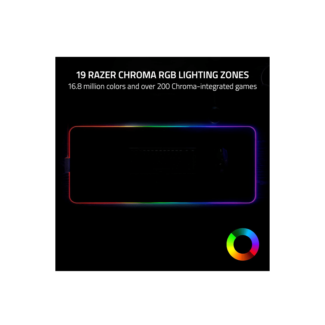 Razer Strider Chroma Rectangular Gaming Mouse Pad in Qatar Razer Strider Chroma Rectangular Gaming Mouse Pad in Qatar